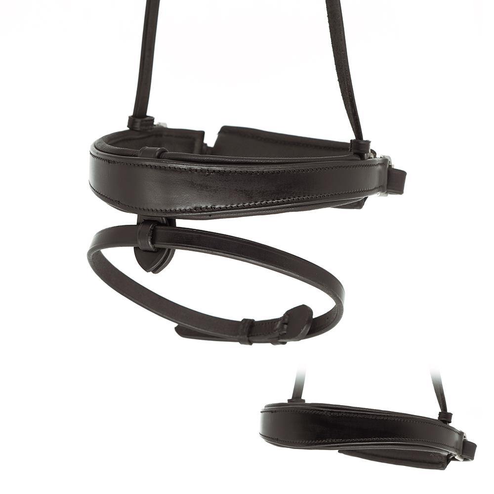 ANATOMICAL FLAT PLAIN CONVERTER CRANK - HAVANA SNAFFLE/DOUBLE NOSEBAND - Flexible Fit Equestrian Australia