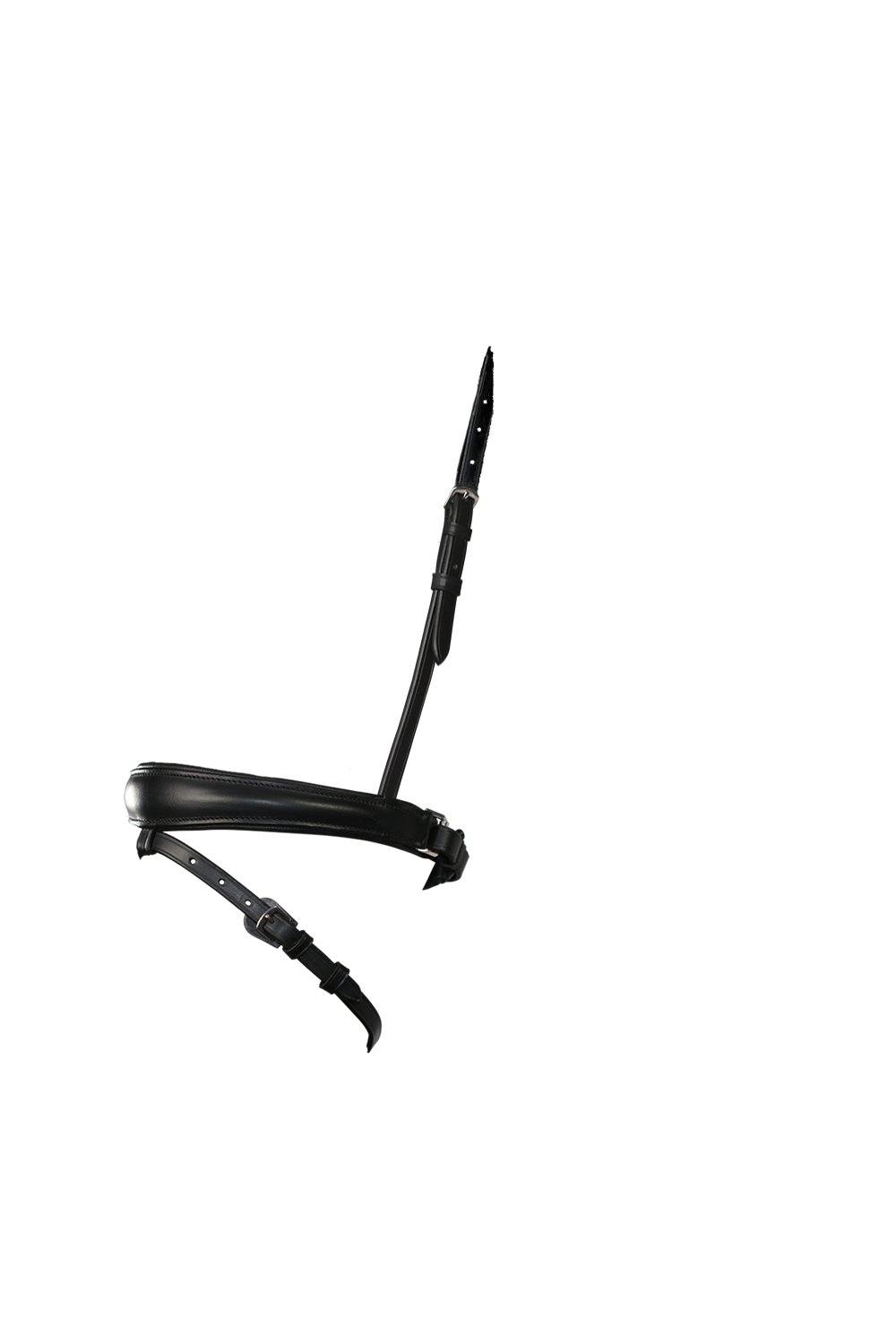 ANATOMICAL RAISED PLAIN HANOVERIAN CRANK - BLACK NOSEBAND - Flexible Fit Equestrian Australia