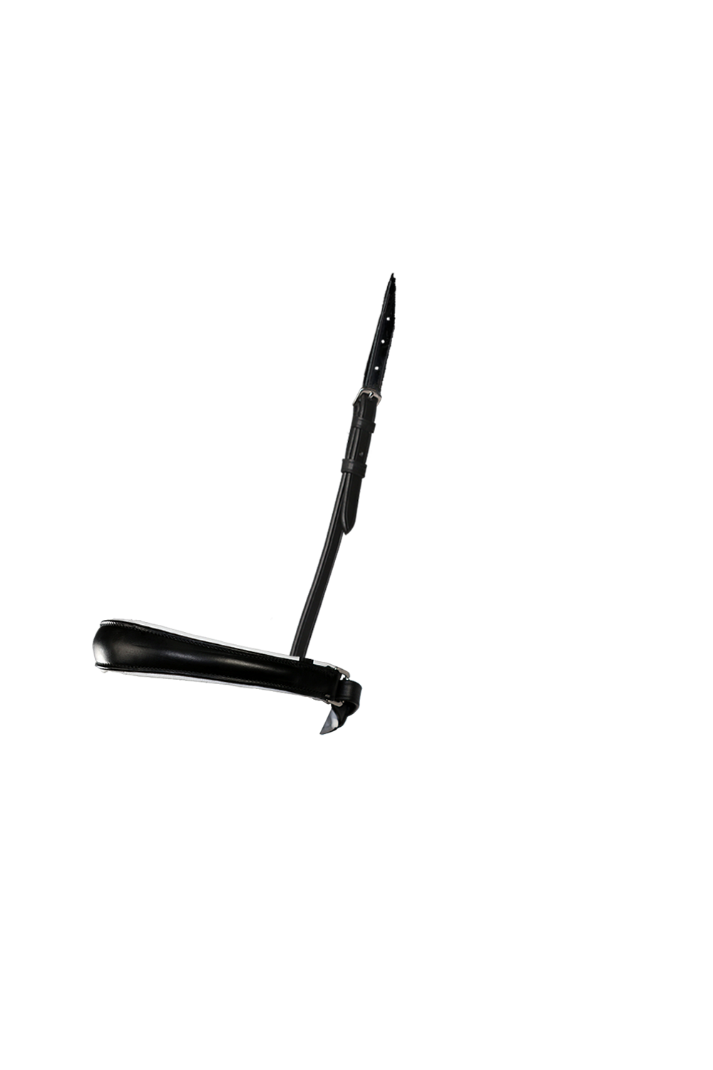 ANATOMICAL RAISED WHITE PADDED CONVERTER CRANK - BLACK SNAFFLE/DOUBLE NOSEBAND - Flexible Fit Equestrian Australia