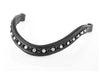 BLACK & CLEAR MID THIN WAVE - BLACK BROWBAND - Flexible Fit Equestrian Australia
