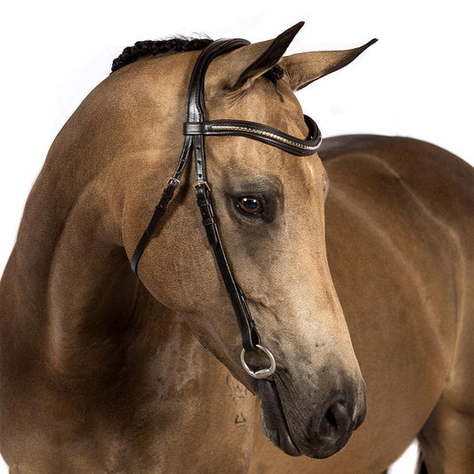 BRI013 HAVANA GEL NOSEBANDLESS BRIDLE $134.85-$249.80 - Flexible Fit Equestrian Australia