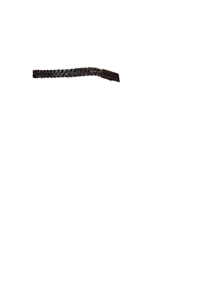 CRISS CROSS PLAIT - HAVANA BROWBAND - Flexible Fit Equestrian Australia