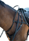 Double Neck Strap - Black - Flexible Fit Equestrian Australia