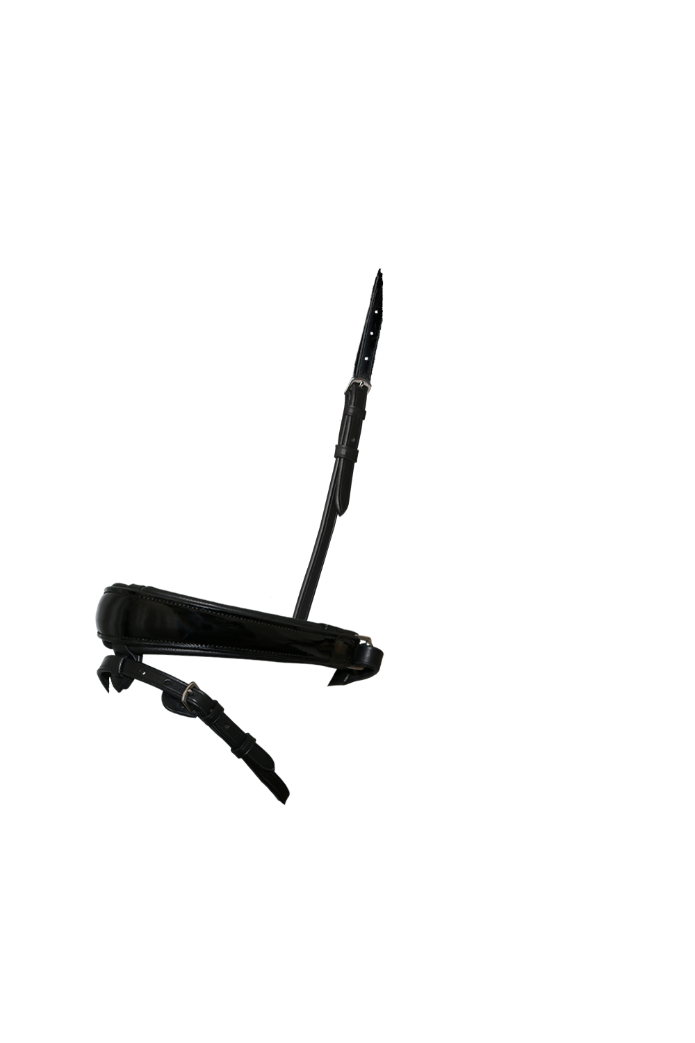 EXTRA WIDE ANATOMICAL RAISED PATENT CONVERTER CRANK - BLACK SNAFFLE/DOUBLE NOSEBAND - Flexible Fit Equestrian Australia