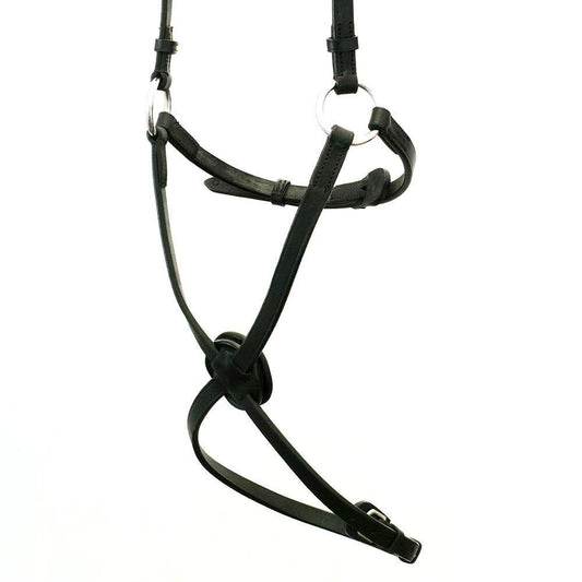 FIGURE 8 - BLACK NOSEBAND - Flexible Fit Equestrian Australia