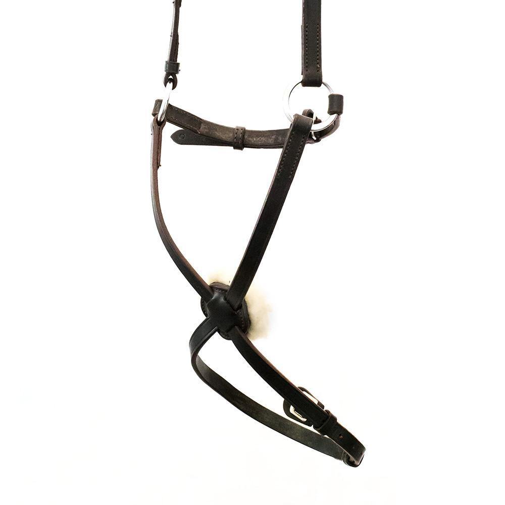 FIGURE 8 WITH SHEEPSKIN- HAVANA NOSEBAND - Flexible Fit Equestrian Australia