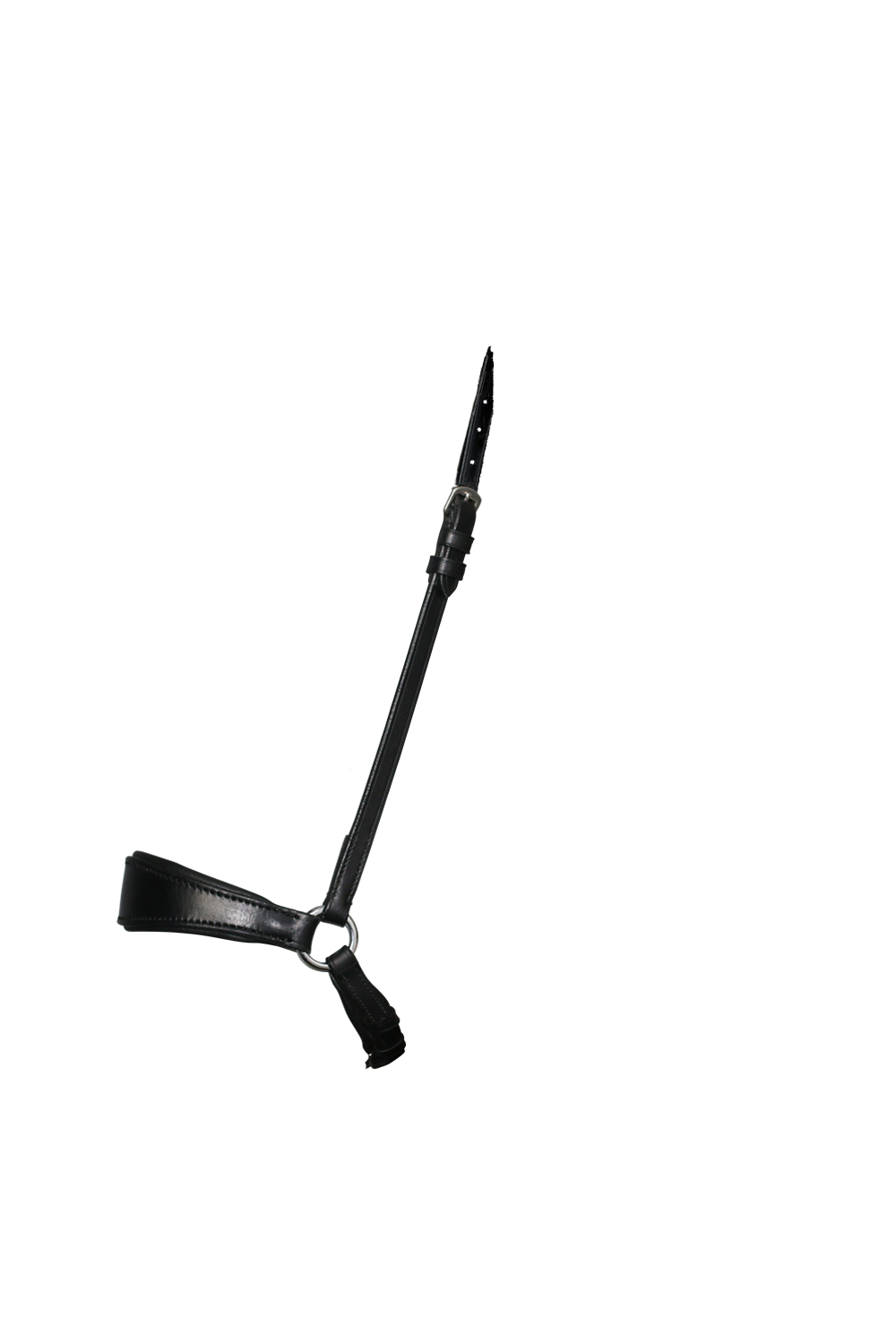 FLAT DROP - BLACK NOSEBAND - Flexible Fit Equestrian Australia