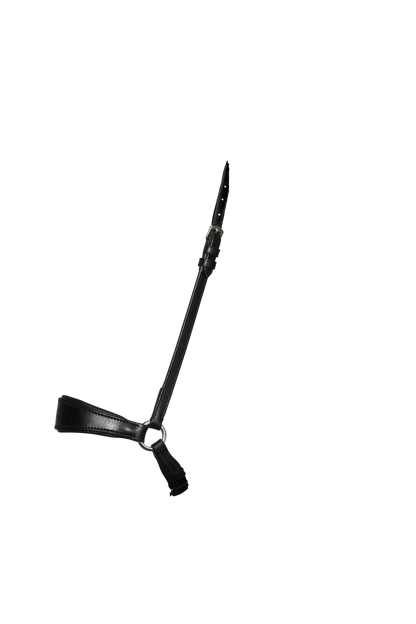 FLAT DROP - BLACK NOSEBAND - Flexible Fit Equestrian Australia