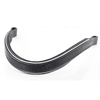 Flat Wave Silver Pipe - Black Browband