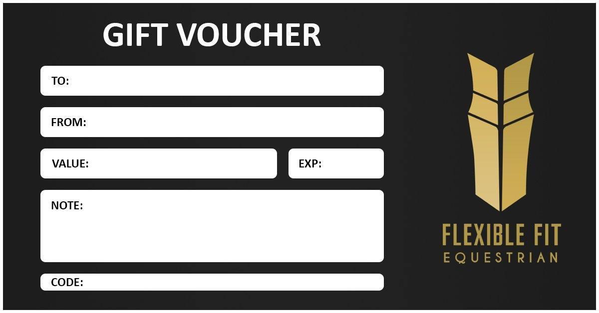 Horse Riding Equipment Gift Voucher