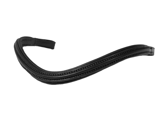 THIN RAISED WAVE - BLACK BROWBAND