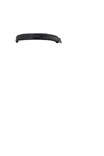 PATENT PLAITED - BLACK BROWBAND - Flexible Fit Equestrian Australia