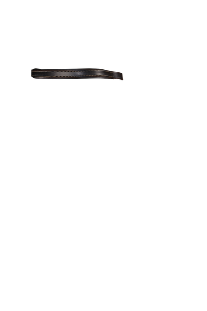 PLAIN FLAT PADDED - HAVANA BROWBAND - Flexible Fit Equestrian Australia