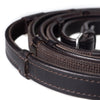 PLAIN LEATHER WITH RUBBER INSOLE AND CONTINENTAL STOPPERS HAVANA REINS - Flexible Fit Equestrian Australia