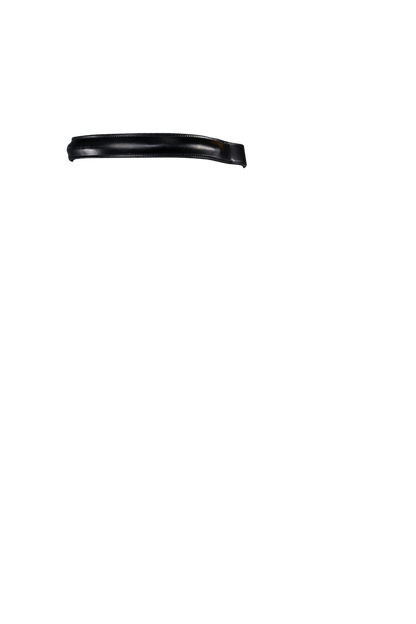 PLAIN RAISED SHOW - BLACK BROWBAND - Flexible Fit Equestrian Australia