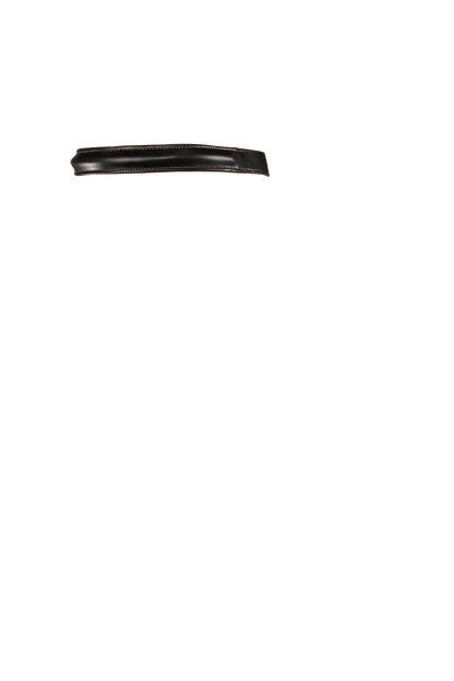 Plain Raised Show - Havana Browband - Flexible Fit Equestrian Australia