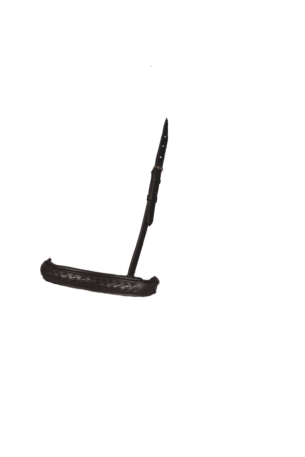 STRAIGHT PLAITED CONVERTER EVENTER - HAVANA SNAFFLE / DOUBLE NOSEBAND