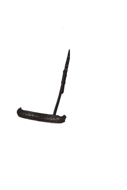 STRAIGHT PLAITED CONVERTER EVENTER - HAVANA SNAFFLE / DOUBLE NOSEBAND