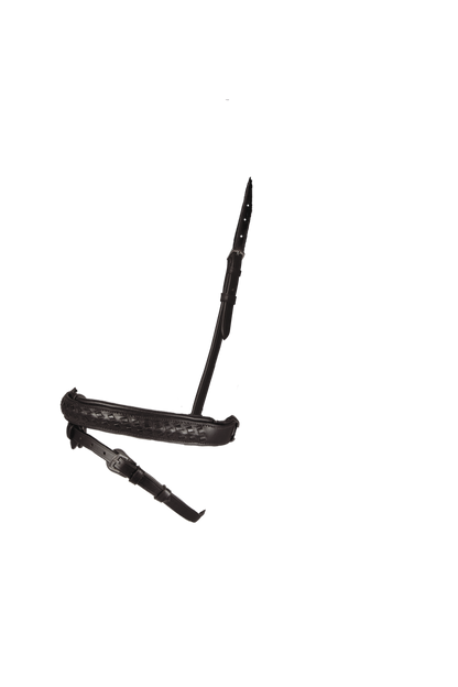 STRAIGHT PLAITED CONVERTER EVENTER - HAVANA SNAFFLE / DOUBLE NOSEBAND
