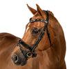 Premium Black Snaffle Bridle 'Astral' - Flexible Fit Equestrian Australia
