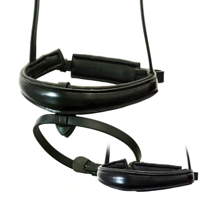 Premium Black Snaffle Bridle 'Shine' - Flexible Fit Equestrian Australia