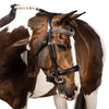 Premium Black Snaffle Bridle 'Valkyrie' - Flexible Fit Equestrian Australia