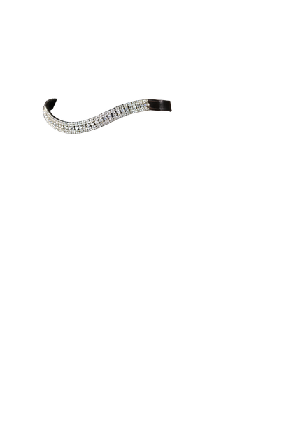 PRINCESS WAVE - HAVANA BROWBAND - Flexible Fit Equestrian Australia