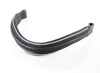 RAISED WAVE SILVER PIPE - BLACK BROWBAND - Flexible Fit Equestrian Australia