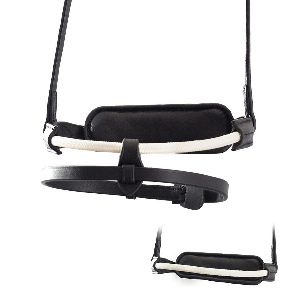 ROPE CONVERTER EVENTER - BLACK NOSEBAND - Flexible Fit Equestrian Australia