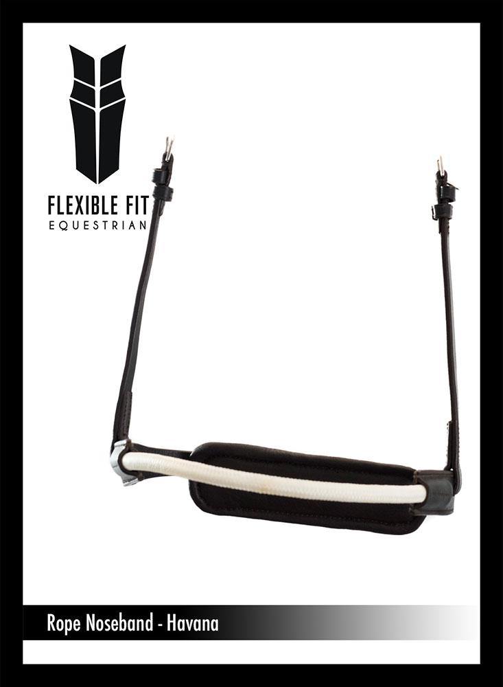 ROPE CONVERTER EVENTER - HAVANA NOSEBAND - Flexible Fit Equestrian Australia