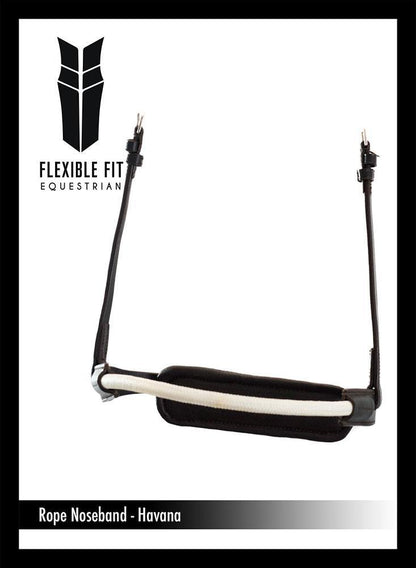 ROPE CONVERTER EVENTER - HAVANA NOSEBAND - Flexible Fit Equestrian Australia