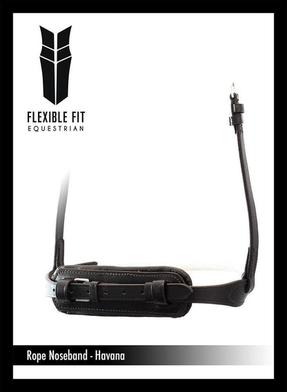 ROPE CONVERTER EVENTER - HAVANA NOSEBAND - Flexible Fit Equestrian Australia