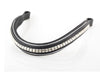 S/S CLINCHER WAVE WITH SILVER PIPING - BLACK BROWBAND - Flexible Fit Equestrian Australia