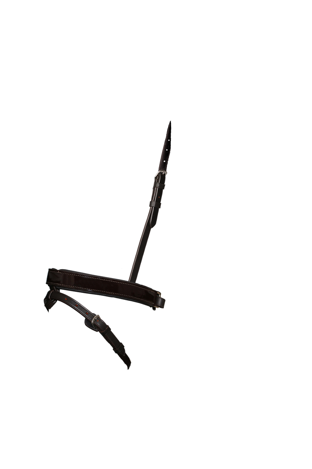 STRAIGHT FLAT PATENT CONVERTER CRANK - HAVANA SNAFFLE/DOUBLE NOSEBAND - Flexible Fit Equestrian Australia
