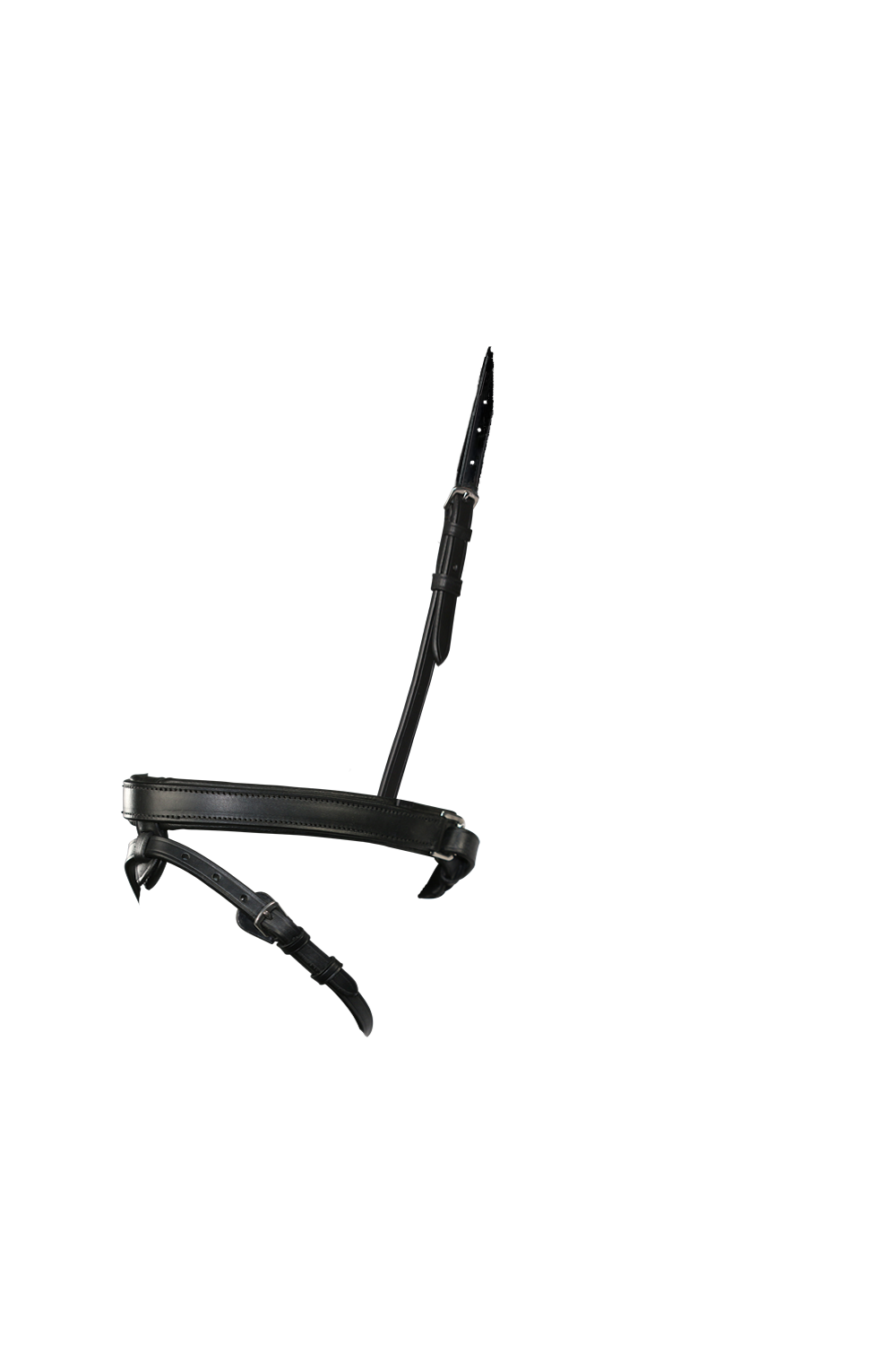 STRAIGHT FLAT PLAIN CONVERTER CRANK - BLACK SNAFFLE/DOUBLE NOSEBAND - Flexible Fit Equestrian Australia