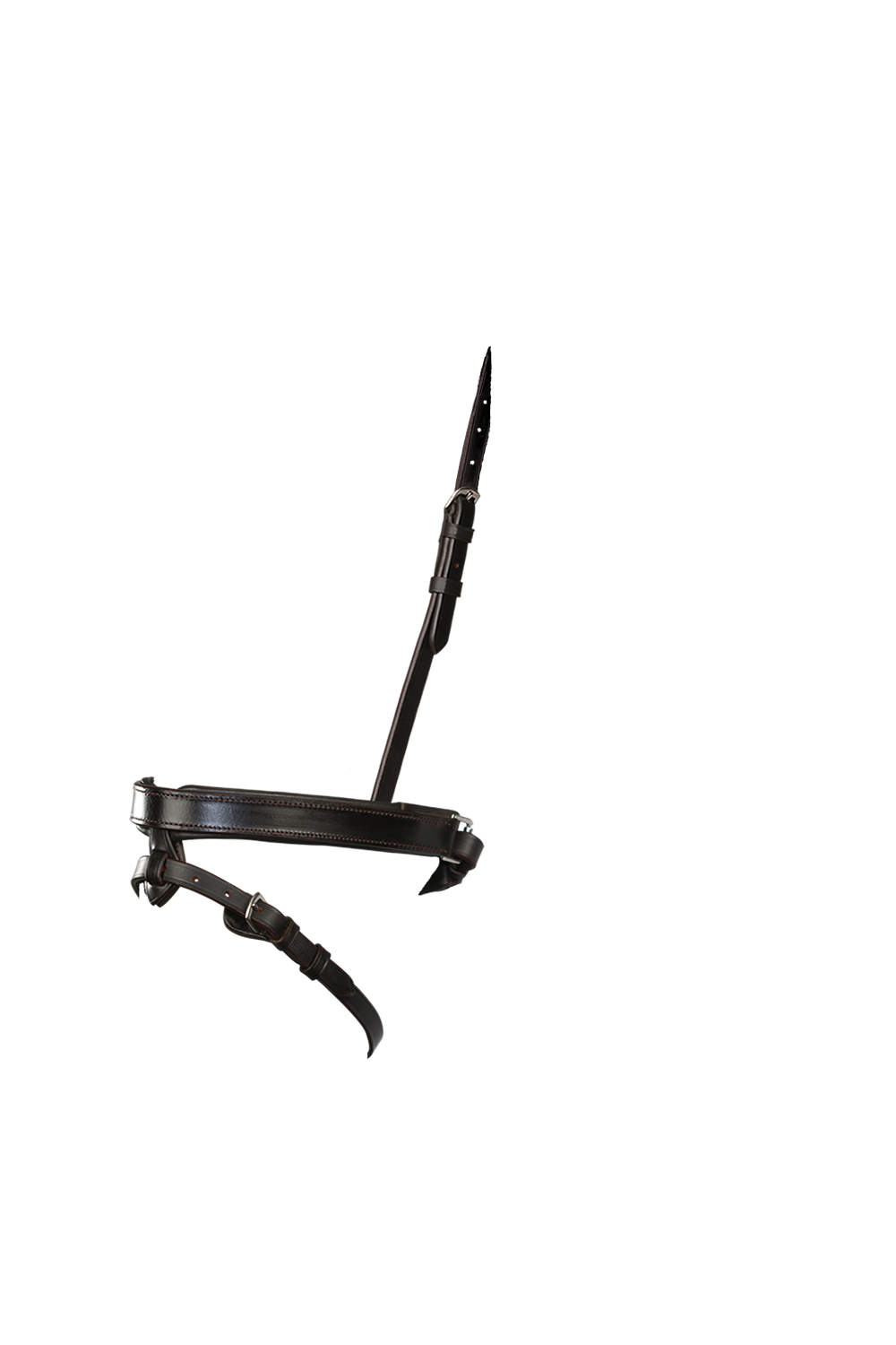 STRAIGHT FLAT PLAIN CONVERTER CRANK - HAVANA SNAFFLE/DOUBLE NOSEBAND - Flexible Fit Equestrian Australia