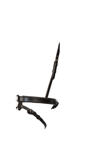 STRAIGHT FLAT PLAIN CONVERTER CRANK - HAVANA SNAFFLE/DOUBLE NOSEBAND - Flexible Fit Equestrian Australia