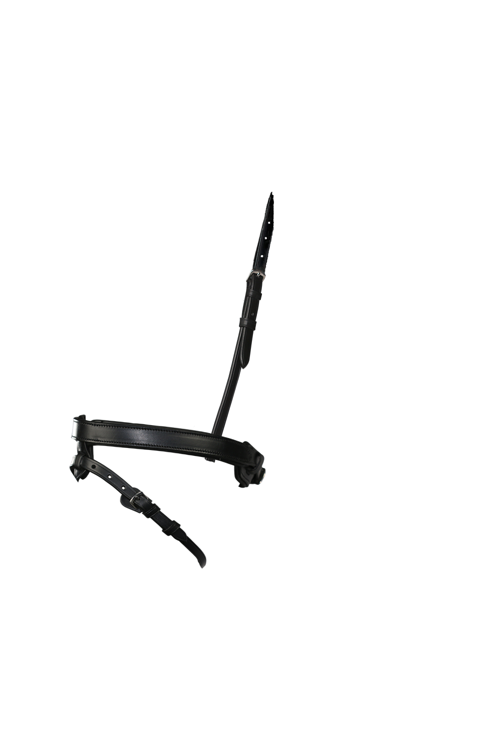 STRAIGHT FLAT PLAIN CONVERTER EVENTER - BLACK SNAFFLE/DOUBLE NOSEBAND - Flexible Fit Equestrian Australia