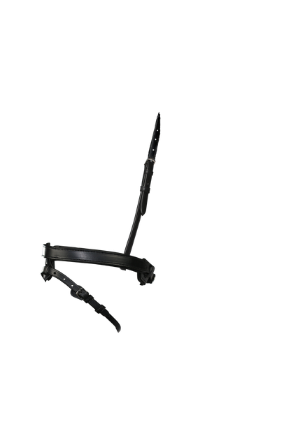 STRAIGHT FLAT PLAIN CONVERTER EVENTER - BLACK SNAFFLE/DOUBLE NOSEBAND - Flexible Fit Equestrian Australia