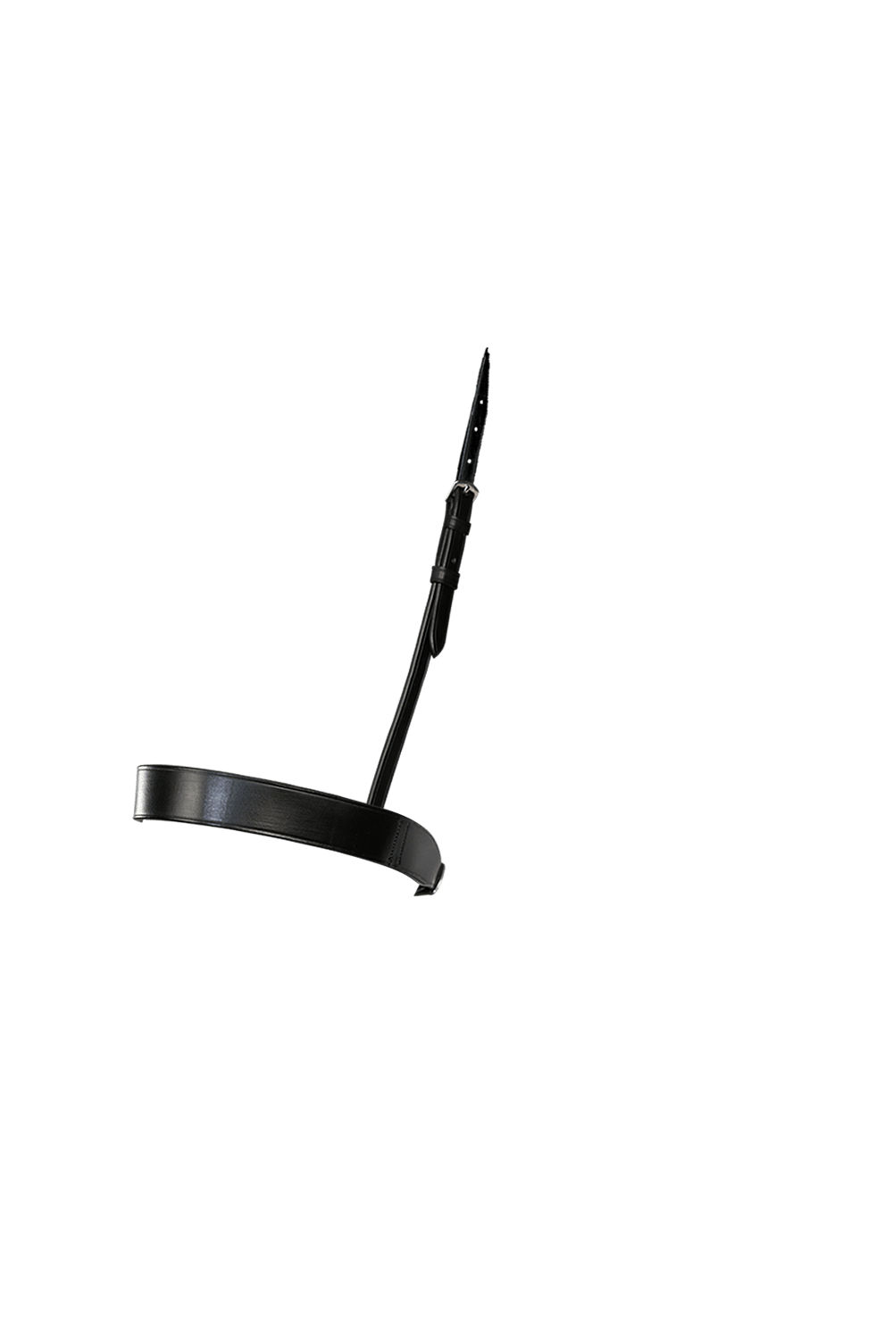 Straight Flat Plain Show Cavesson - Black Noseband - Flexible Fit Equestrian Australia