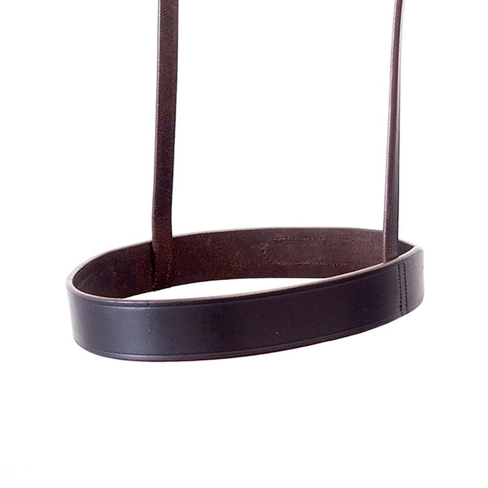 Straight Flat Plain Show Cavesson - Havana Noseband - Flexible Fit Equestrian Australia