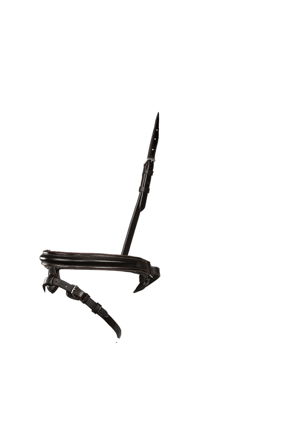 Straight Raised Plain Converter Crank - Havana Snaffle / Double Noseband - Flexible Fit Equestrian Australia