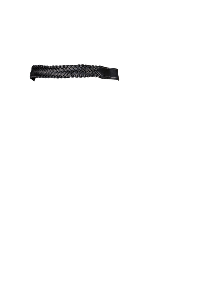 WEAVE OVERLAY - BLACK BROWBAND - Flexible Fit Equestrian Australia